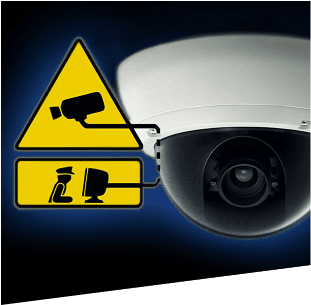 dome type security camera