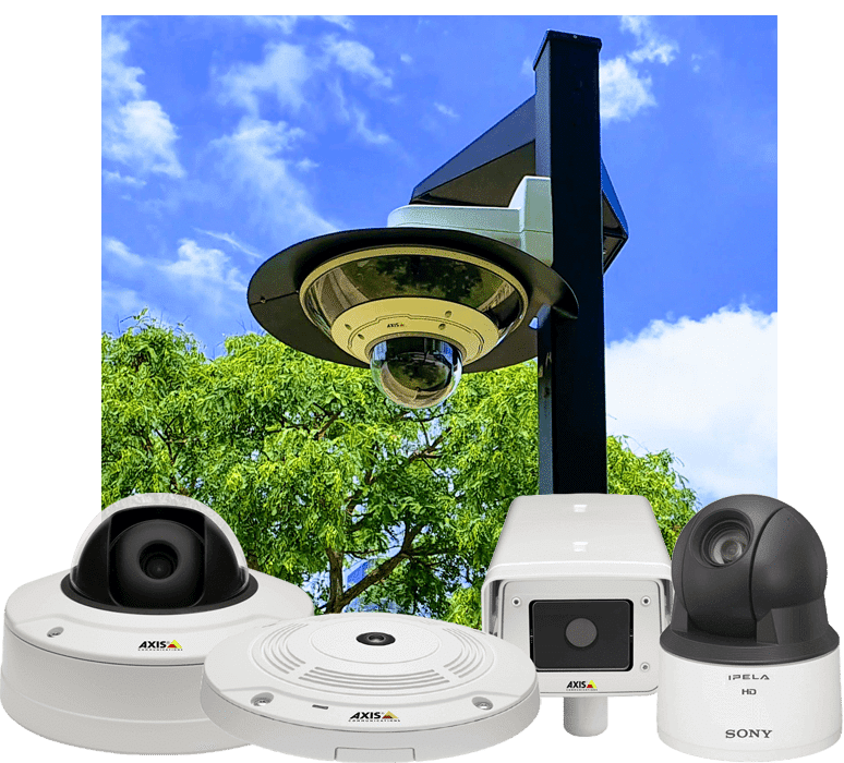 different types of security cameras